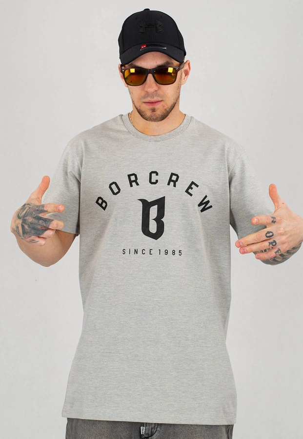 T-shirt B.O.R. Biuro Ochrony Rapu Classic B szary