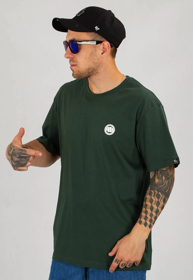 T-shirt Pit Bull Small Logo zielony