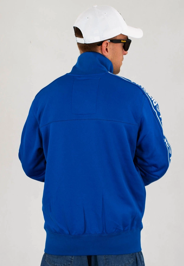 Bluza Pit Bull Oldschool Zip Tape Logo niebieska