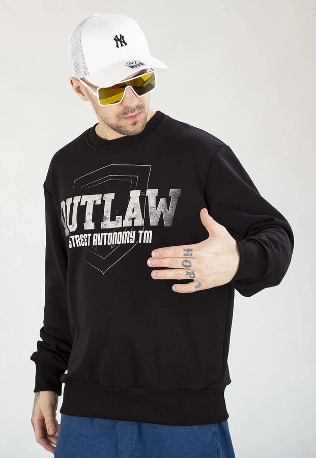 Bluza Street Autonomy Bez Kaptura Outlaw czarna