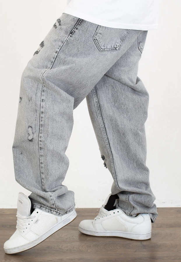 Spodnie I8 Denim BAG79 Baggy grey