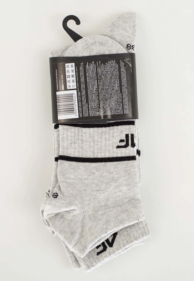 Skiety 4F U449 Unisex 3Pak szare