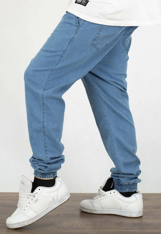 Spodnie Patriotic Jeansowe Laur jasno niebieskie