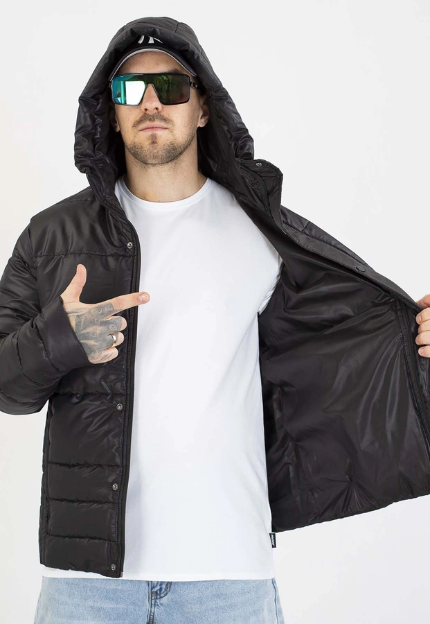 Kurtka Jigga Wear Classic Quilted Puffer czarna