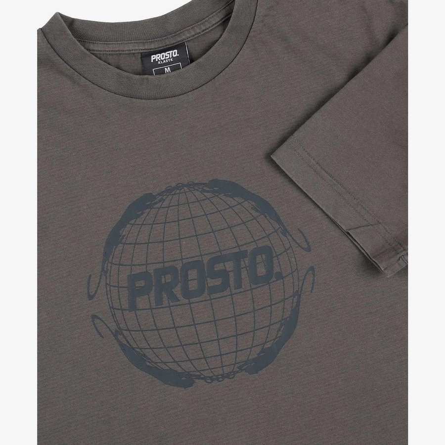 T-shirt Prosto Iris grafitowy