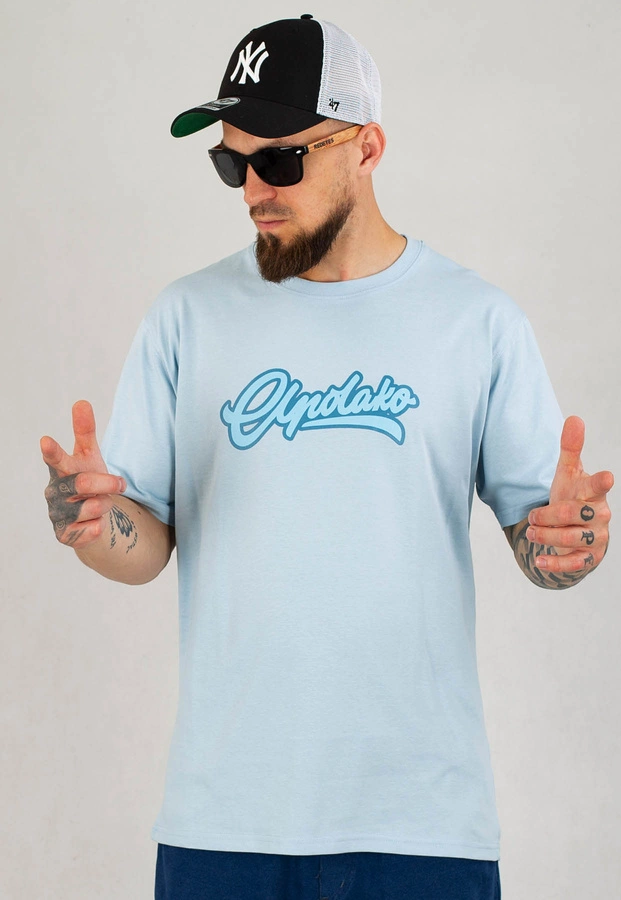 T-shirt El Polako Classic Outline jasno niebieski