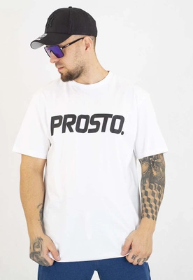 T-shirt Prosto Oversize Big Log biały