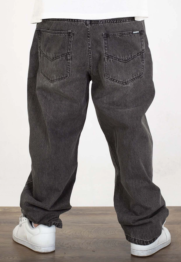 Spodnie Mass Jeans Baggy Fit Slang black washed