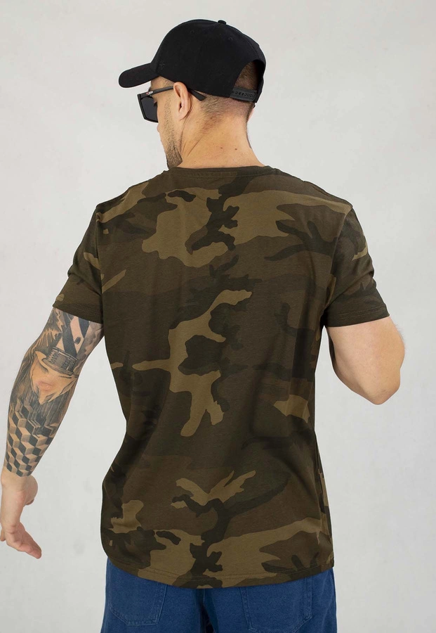 T-shirt Alpha Industries Basic Small Logo 188505C oliwkowa camo