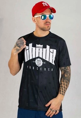 T-shirt Chada Proceder GL Pattern Split czarno grafitowy