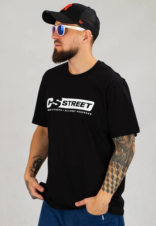 T-shirt Ciemna Strefa CS Street czarny