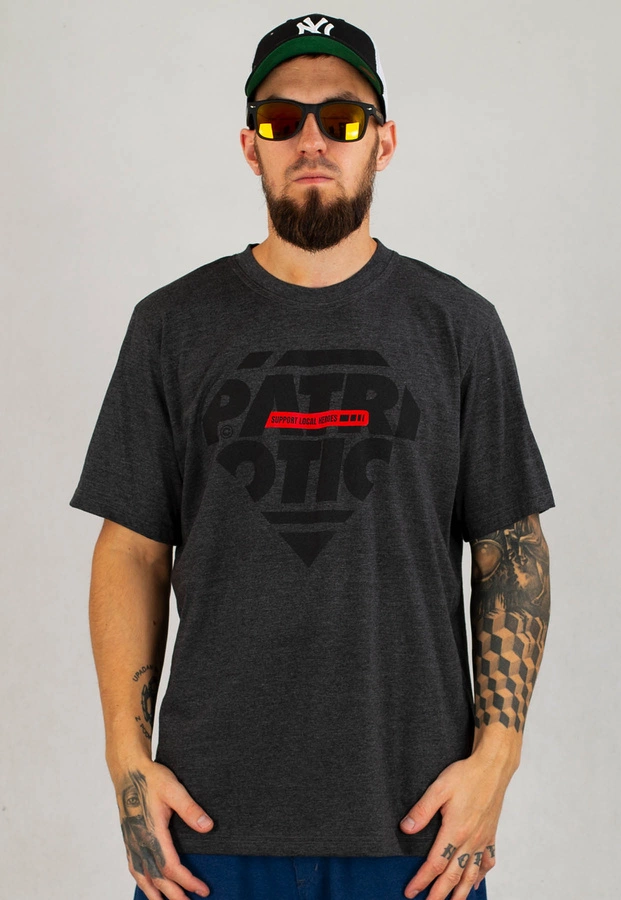 T-shirt Patriotic Cls Diamond grafitowy