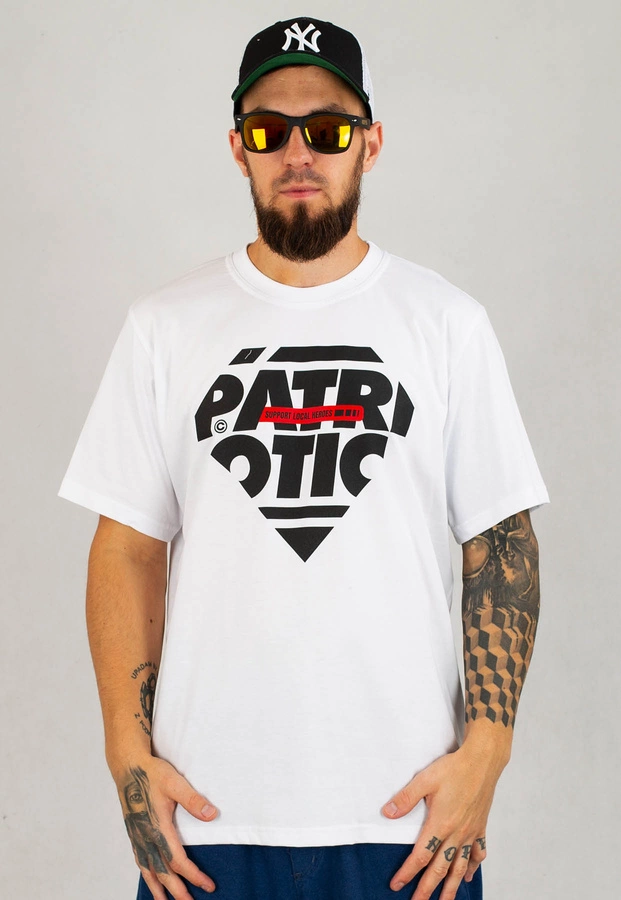 T-shirt Patriotic Cls Diamond biały