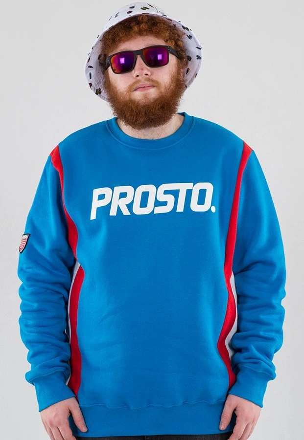 Bluza Prosto Trace niebieska