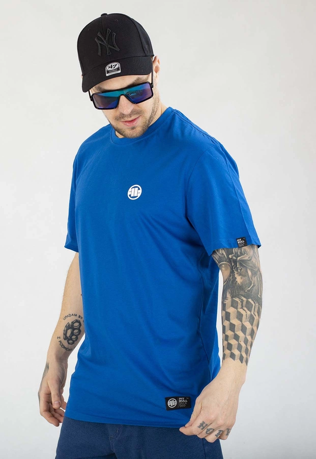 T-shirt Pit Bull Small Logo 170 royal blue