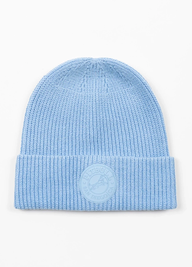 Czapka Zimowa Pit Bull San Diego CA light blue