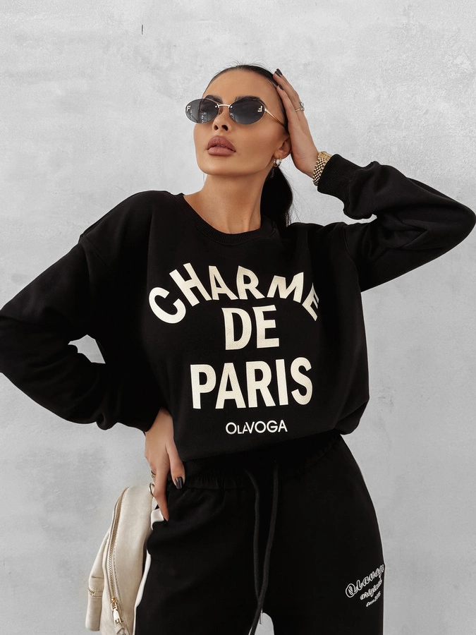 Bluza Olavoga Bez Kaptura Charme czarna