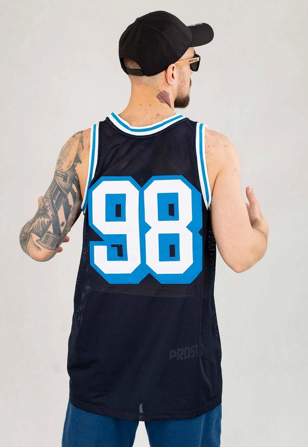 Tank Mass Club Mesh Jersey granatowy