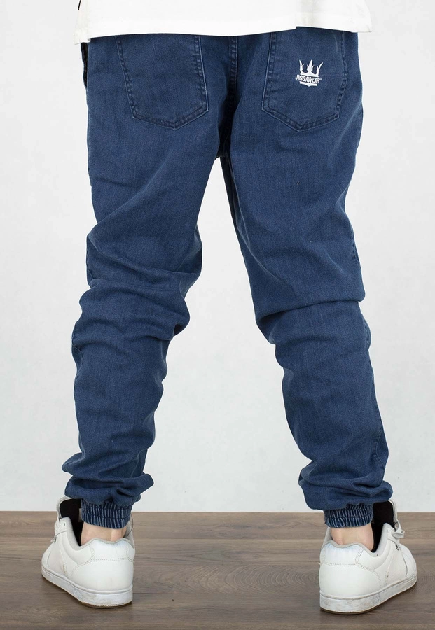 Spodnie Jigga Wear Crown Jogger Jeans Pool blue