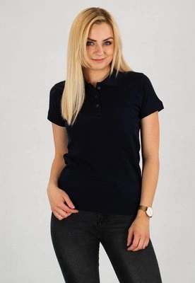 T-shirt Polo Niemaloga Clean granatowy