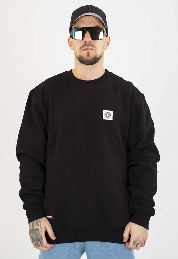 Bluza Mass Bez Kaptura Patch czarna