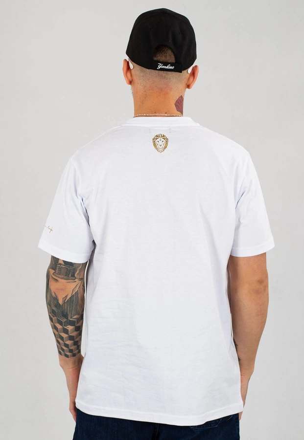 T-shirt Ganja Mafia Kalion Stripe biały