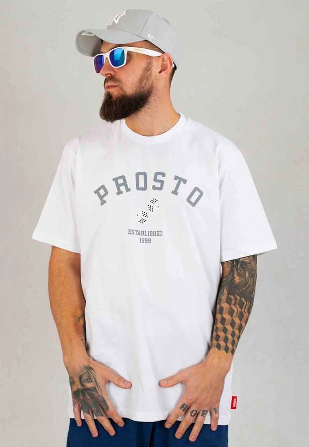 T-shirt Prosto Dice biały