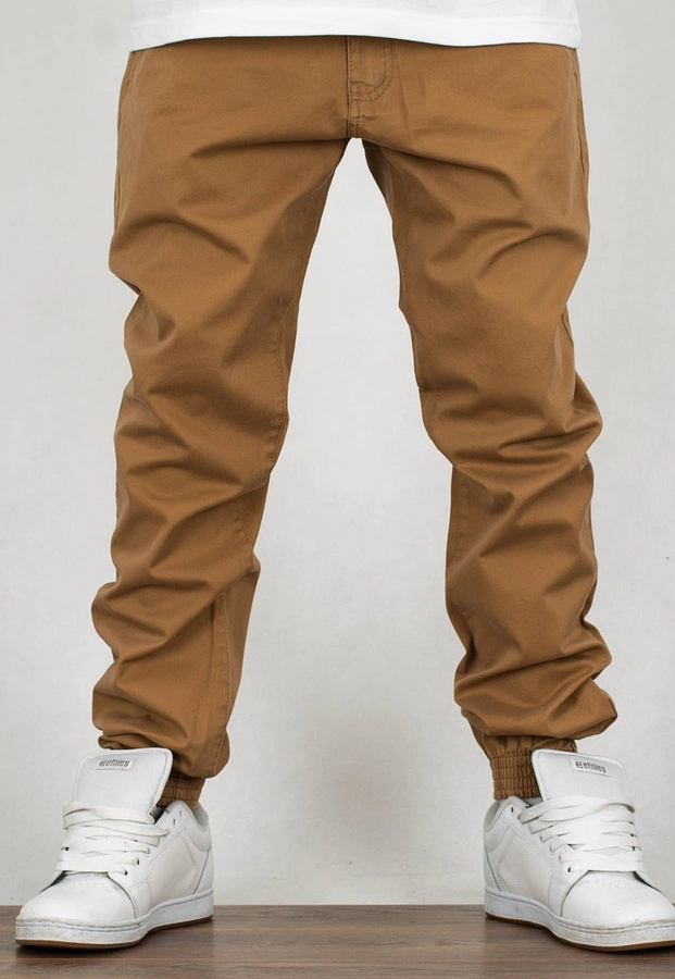 Spodnie Prosto Chino Jogger Call camel