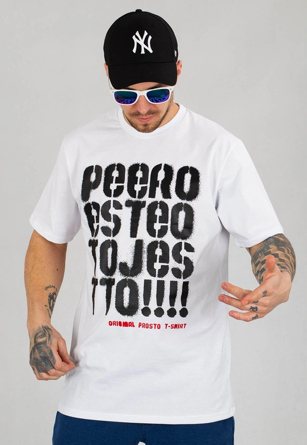 T-shirt Prosto Toesto biały