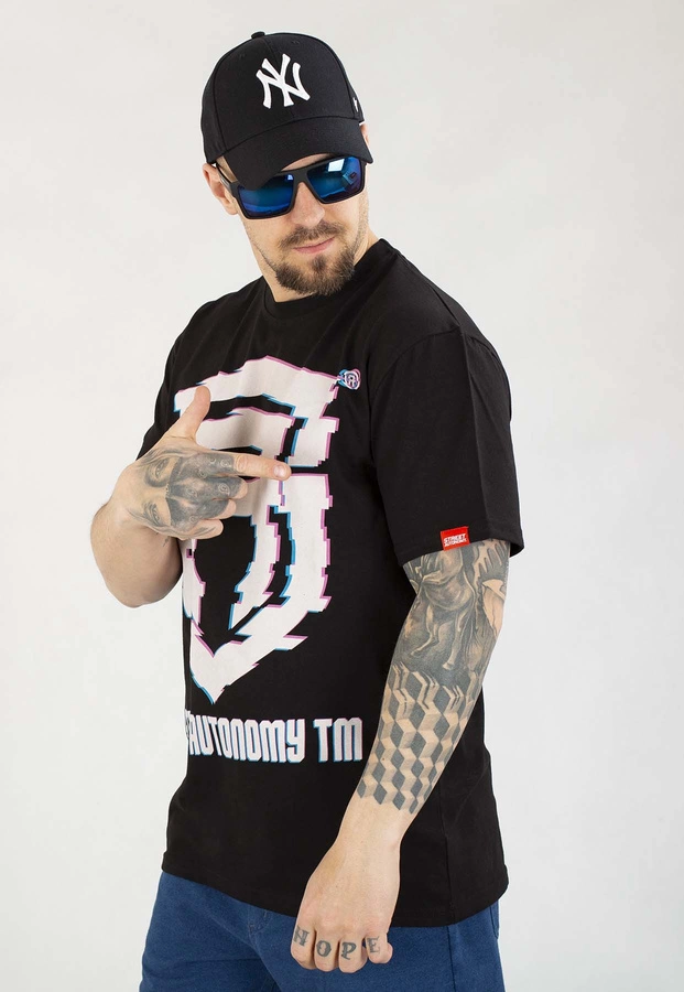 T-shirt Street Autonomy Fala czarny