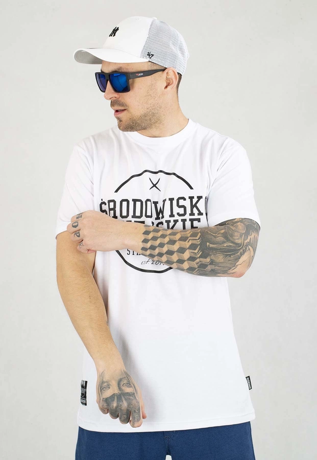 T-shirt Środowisko Miejskie Theme biało czarny