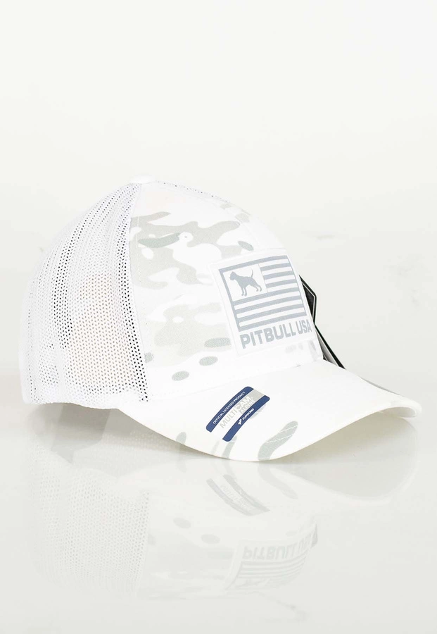 Czapka Full Cap Pit Bull PITBULL USA Multicam biała
