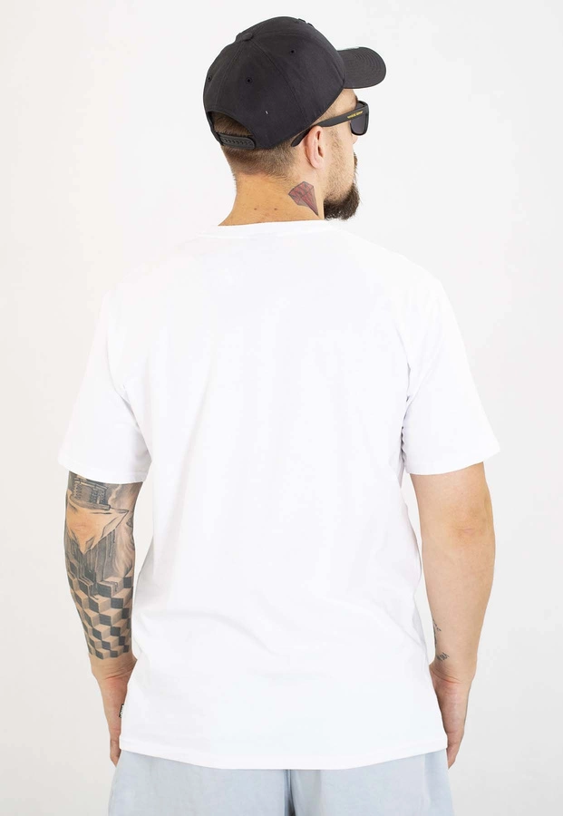 T-shirt Diil Line biało niebieski