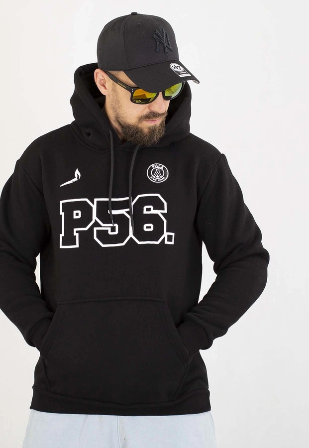 Bluza Dudek P56 Z Kapturem Palę Sobie Grass czarna