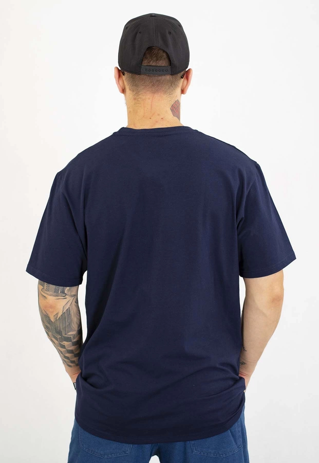 T-shirt Diil Square granatowy
