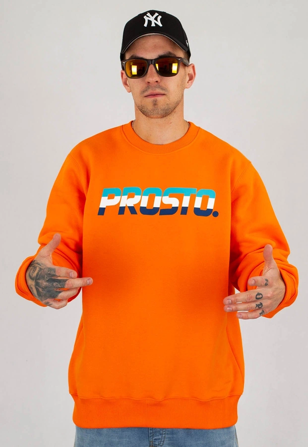 Bluza Prosto Cliche pomarańczowa