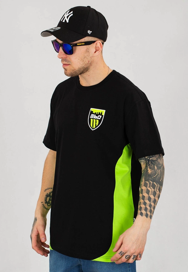 T-shirt 360CLTH Mr City żółto czarny