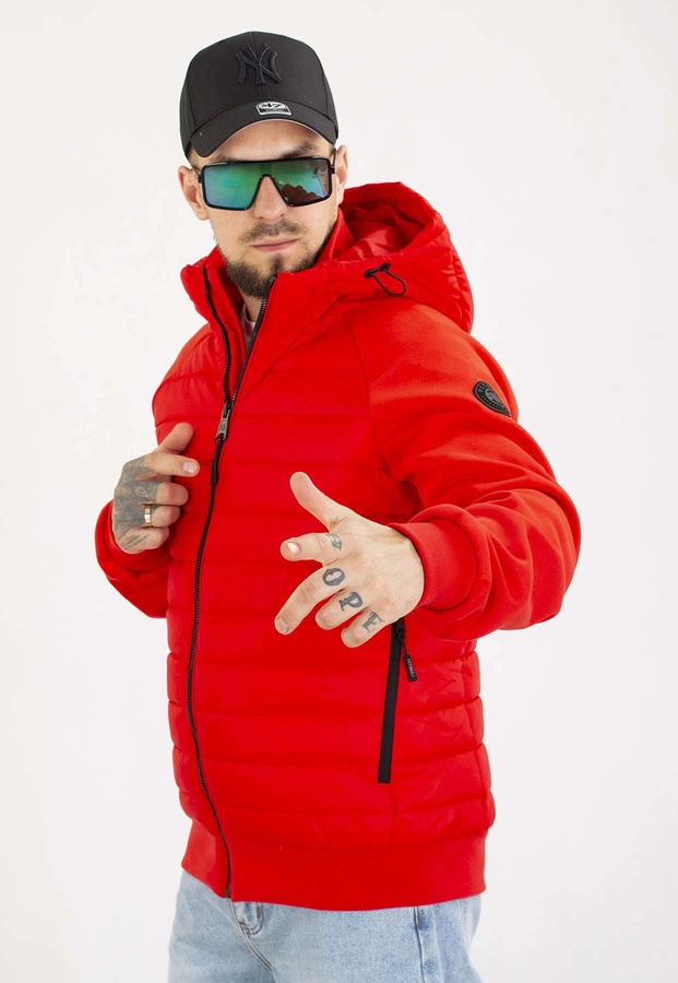 Kurtka Pit Bull Hybrydowa Przejściowa Palomar fluo red