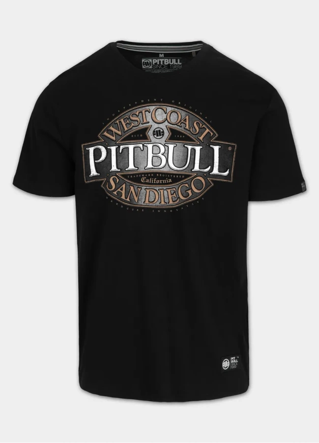 T-shirt Pit Bull Tommy Gun czarny