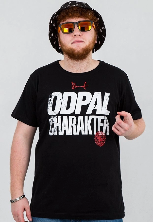 T-shirt Stoprocent Charakter czarny