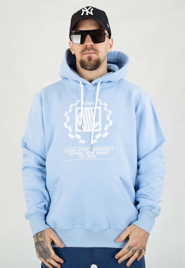 Bluza Diil Z Kapturem Laur błękitna