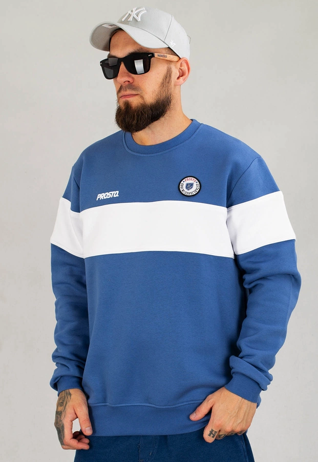 Bluza Prosto Bez Kaptura Insertio niebieska