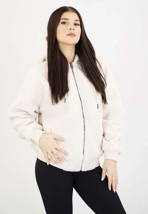 Bluza Pit Bull Z Kapturem ZIP Daisy light beige