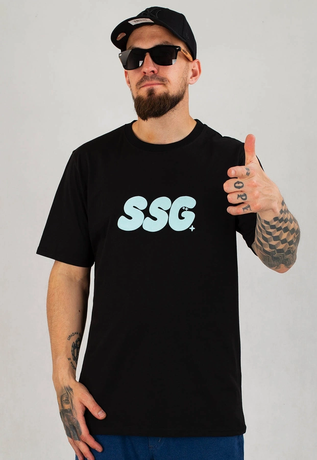 T-Shirt SSG Puff czarny