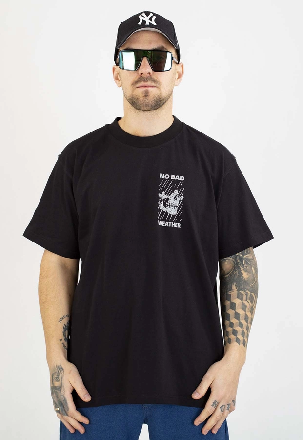 T-shirt Gawrosz No Bad Weather czarny