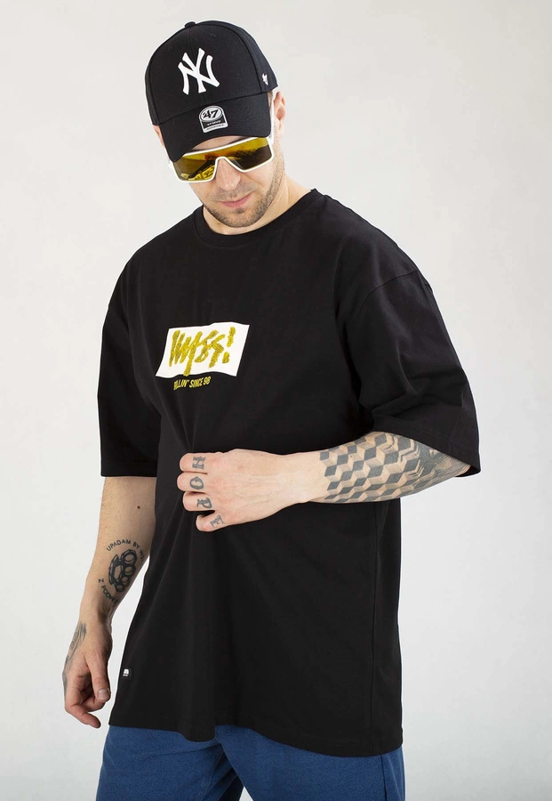 T-shirt Mass Rollin czarny