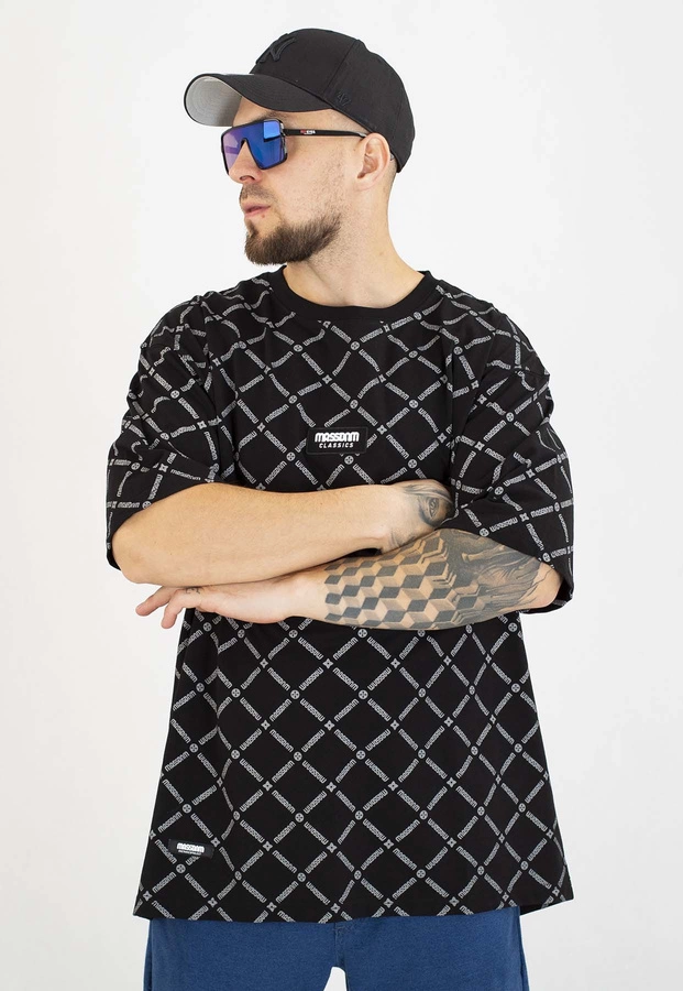 T-shirt Mass Monogram czarny