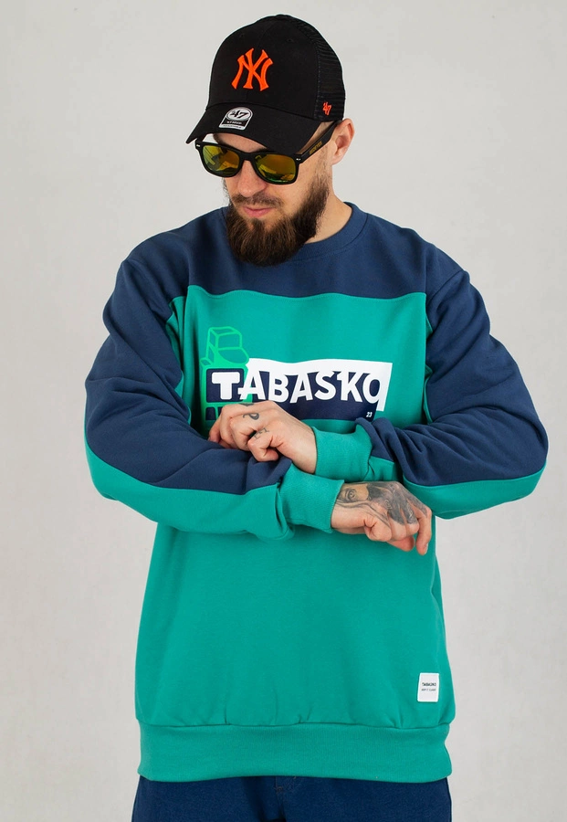 Bluza Tabasko Crewnek Two Colors granatowa
