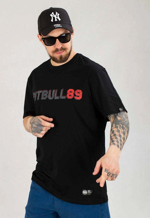 T-shirt Pit Bull Dog 89 czarny