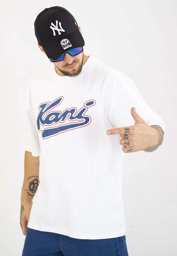 T-shirt Karl Kani Varsity Print PD00007515 biały